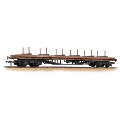Bachmann Branchline 38-154 BR BDA Bogie Bolster BR Bauxite (TOPS) Weathered (OO Gauge)