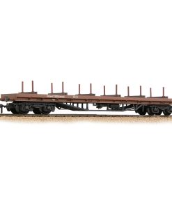 Bachmann Branchline 38-154 BR BDA Bogie Bolster BR Bauxite (TOPS) Weathered (OO Gauge)