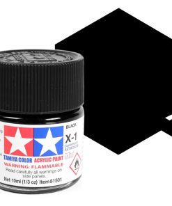 Tamiya X-01 Mini Acrylic Black Gloss 10ml