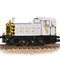 Graham Farish 371-065 Class 03 Ex-D2054 British Industrial Sand White (N Gauge)