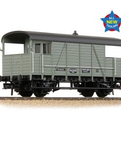 Bachmann Branchline 38-917 SE&CR 25T 'Dance Hall' Brake Van BR Grey (Early) (OO Gauge)