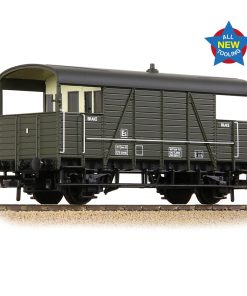 Bachmann Branchline 38-918 SE&CR 25T 'Dance Hall' Brake Van BR Departmental Olive Green (OO Gauge)