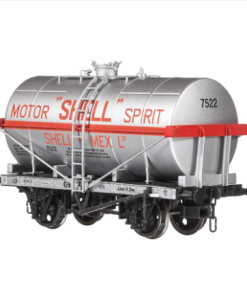 Dapol 4F-058-004 14t Class A tank wagon in Shell Motor Spirit silver - 7522 (OO Gauge)