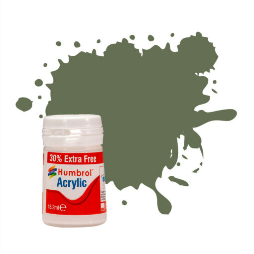 Humbrol Acrylic No 106 Ocean Grey Matt Pot (18.2 ml) 30% Extra Free