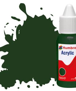 Humbrol Acrylic Dropper Bottle DB0003 No 003 Brunswick Green - Gloss 14ml