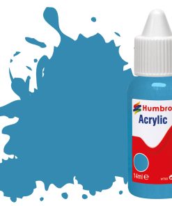 Humbrol Acrylic Dropper Bottle DB0048 No 048 Mediterranean Blue - Gloss 14ml