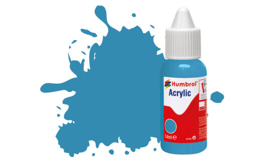 Humbrol Acrylic Dropper Bottle No 048 Mediterranean Blue - Gloss 14ml