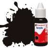 Humbrol Acrylic Dropper Bottle DB0085 No 085 Black - Satin 14ml