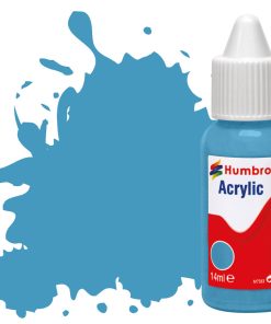 Humbrol Acrylic Dropper Bottle DB0089 No 089 Middle Blue - Matt 14ml