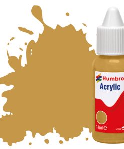 Humbrol Acrylic Dropper Bottle DB0093 No 093 Desert Yellow - Matt 14ml