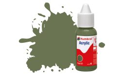 Humbrol Acrylic Dropper Bottle DB0102 No 102 Army Green - Matt 14ml