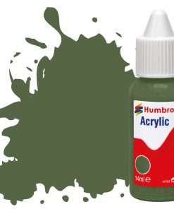 Humbrol Acrylic Dropper Bottle DB0117 No 117 US Light Green - Matt 14ml