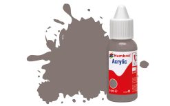 Humbrol Acrylic Dropper Bottle DB0156 No 156 Dark Camouflage Grey - Satin 14ml