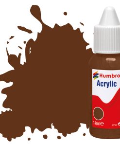 Humbrol Acrylic Dropper Bottle DB0160 No 160 German Camoflage Brown - Matt 14ml