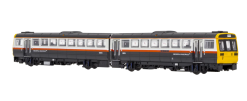 Dapol 2D-142-008 Class 142 'Pacer' 2-car DMU 142038 in Regional Railways red, grey & white Dcc Ready (N Gauge) Free Postage