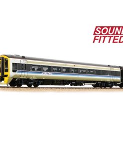 Bachmann Branchline 31-496SF Class 158 2-Car DMU 158761 BR Provincial Express Dcc Sound (OO Gauge)