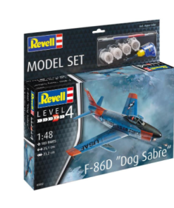 Revell 63832 Starter Set US North American F-86D Dog Sabre Model Set (1:48 Scale)