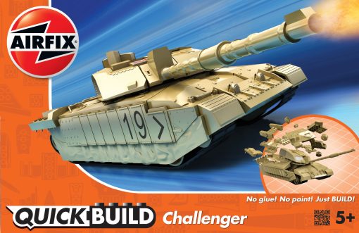 Airfix J6010 QUICKBUILD Challenger Tank Desert