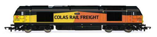 Hornby R30184 RailRoad Plus Colas Rail, Class 67023, 'Stella' Co-Co - Era 10 (OO Gauge)