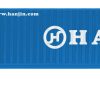 Hornby R60128 DAL & Hanjin, Container Pack, 1 x 20' and 1 x 40' Containers - Era 11 (OO Gauge)