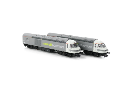 Gaugemaster Collection GM2210304 Class 43 HST pair of power cars 43465 & 43484 in RailAdventure grey (N Gauge)