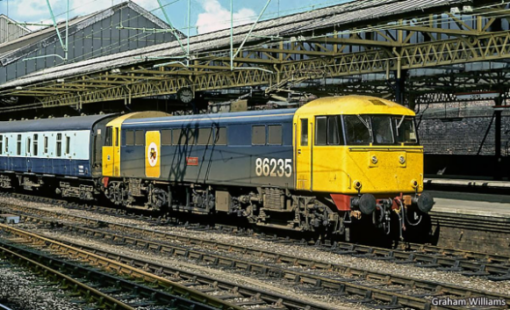 Gaugemaster Collection GM4240304 Class 86/2 86235 'Novelty' in BR 'Rainhill 150' blue (OO Gauge)
