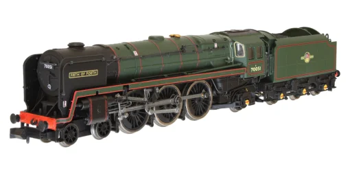 Dapol 2S-017-008 Class 7MT 4-6-2 'Britannia' 70051 "Firth of Forth" in BR green with late crest (N Gauge)