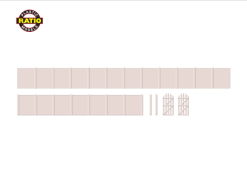 Ratio 219 Concrete Fencing and Gates (N Gauge)