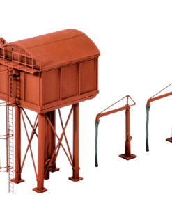 Ratio 215 Square large water tower with two water cranes - plastic kit (N Gauge)