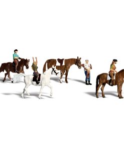 Scenic Accents WA1889 Horseback Riders (HO Scale)