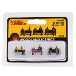 Scenic Accents WA1924 People On Benches (HO Scale)