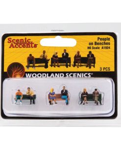 Scenic Accents WA1924 People On Benches (HO Scale)
