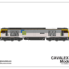 Cavalex Models Class 60027SF "Joseph Banks" In BR Railfreight Petroleum Sector Livery Sound Fitted (OO Gauge) Free Postage