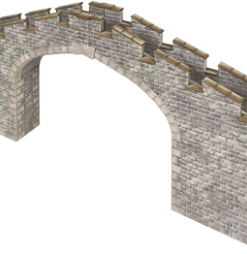 Metcalfe PO296 Castle Wall Bridge (OO Gauge)