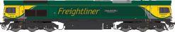 Dapol 2D-066-004S Class 66 66528 'Madge Elliott MBE - Borders Railway Opening 2015' in Freightliner 'Powerhaul' green & yellow Dcc Sound Fitted (N Gauge) Free Postage