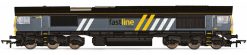 Hornby R30167 Class 66 Diesel 66301 in Fastline Livery ERA 11 (OO Gauge)