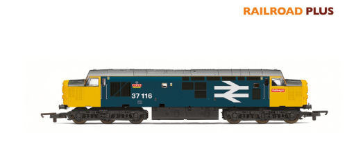Hornby R30185 RailRoad Plus BR, Class 37, Co-Co, 37116 'Comet'- Era 8 Dcc Ready (OO Gauge)