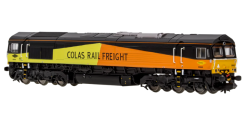 Dapol 2D-066-009 Class 66 66846 in Colas Rail Freight yellow, orange & black Dcc Ready (N Gauge) Free Postage