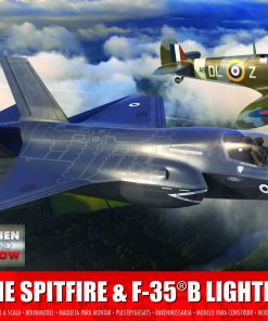 Airfix A50190 Supermarine Spitfire & F-35B Lightning II 'Then and Now' Gift Set (1:72 Scale)