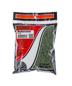 Woodland Scenics WFC146 Medium Green Bushes (Bag) (Multiple Scales)