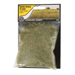 Woodland Scenics WFS627 12mm Static Grass Light Green (Multiple Scales)