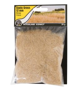 Woodland Scenics WFS628 12mm Static Grass Straw (Multiple Scales)