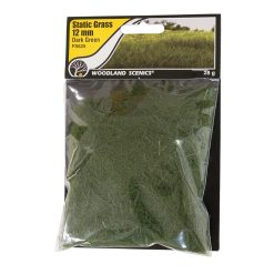 Woodland Scenics WFS625 12mm Static Grass Dark Green (Multiple Scales)
