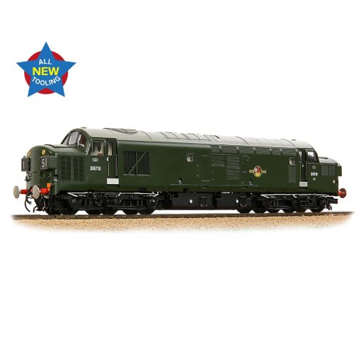 Bachmann Branchline 35-302 Class 37/0 Split Headcode D6710 BR Green (Late Crest) Dcc Ready Plux 22 Socket (OO Gauge)