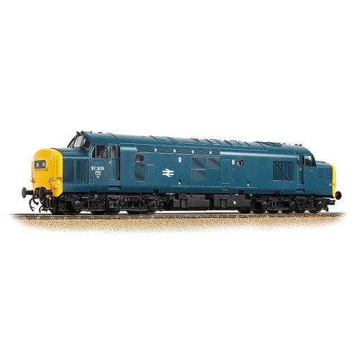 Bachmann Branchline 35-303 Class 37/0 Centre Headcode 37305 BR Blue Dcc Ready Plux 22 Socket (OO Gauge)