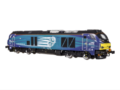 Dapol 4D-022-026S Class 68 68033 'The Poppy' in Direct Rail Services compass blue Dcc Sound (OO Gauge) Free Postage