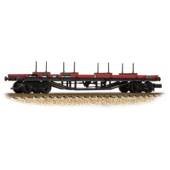 Graham Farish 373-925C 30T 'Prawn' Bogie Bolster BR Gulf Red With Load (N Gauge)