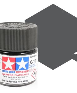 Tamiya X-10 Mini Acrylic Gun Metal Gloss 10ml