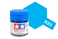 Tamiya X-23 Mini Acrylic Clear Blue Gloss 10ml