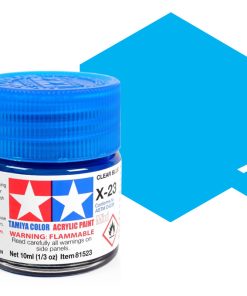 Tamiya X-23 Mini Acrylic Clear Blue Gloss 10ml